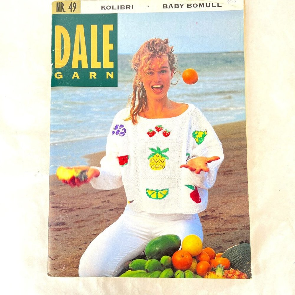 Dale Of Norway Designs Knitting Pattern Book Women Sweater NR 49 DaleGarn Adult